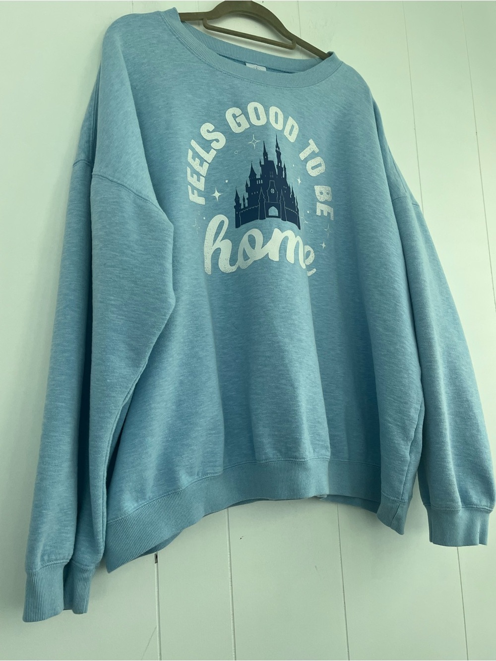 Disney Feels Good To Be Home Cinderella Castle Crewneck Sweatshirt Size 3X - Picture 7 of 13